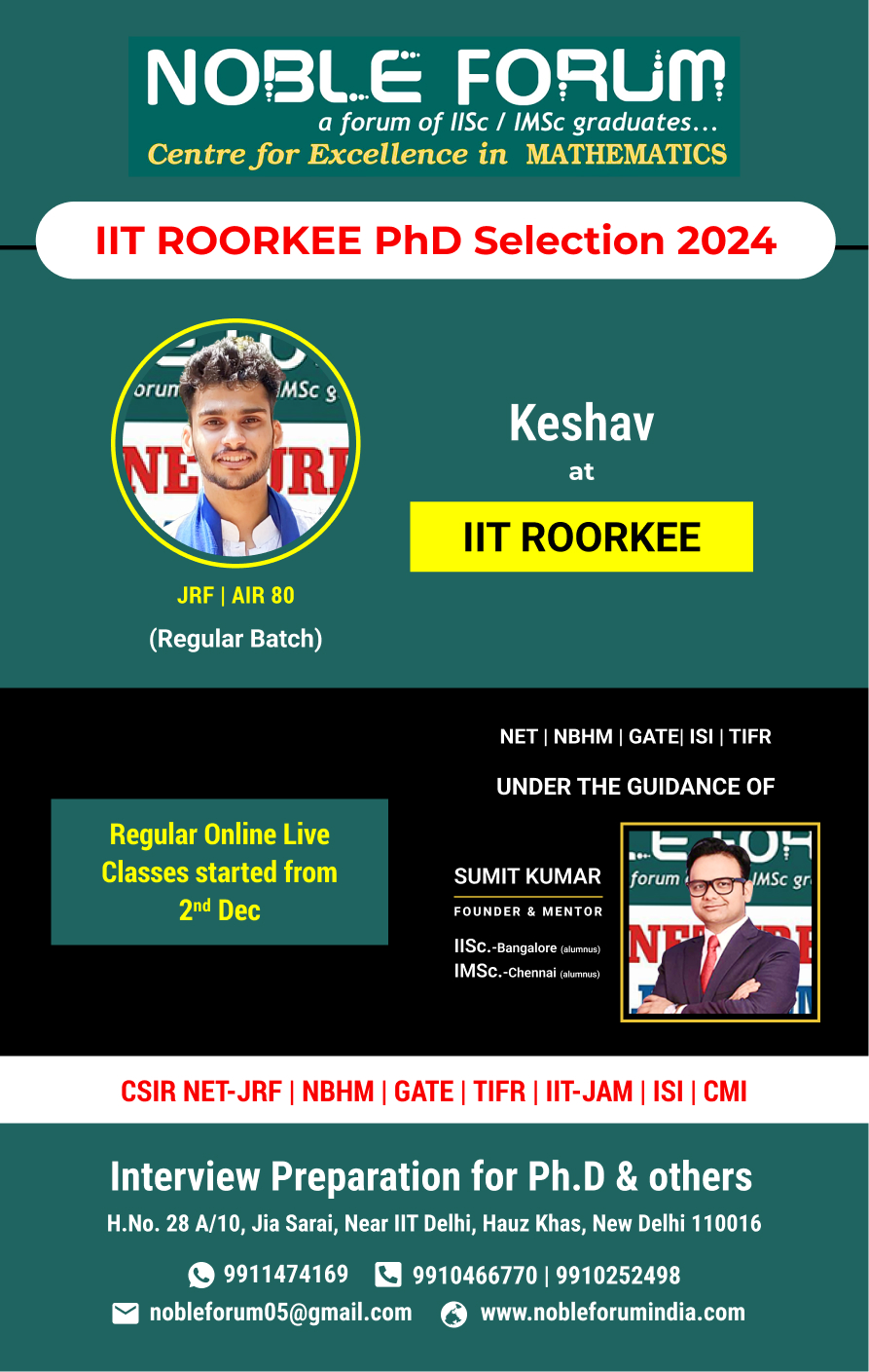 Keshav-IIT Roorkee